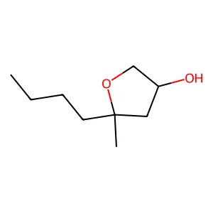 2,5-Anhydro-2-butyl-1,3-dideoxypentitol structure