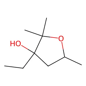 1,4-Anhydro-3,5-dideoxy-2-C-ethyl-1,1-dimethylpentitol structure