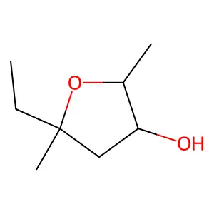 1,4-Anhydro-2,5-dideoxy-1-ethyl-1-methylpentitol structure