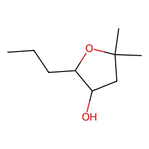 5,5-Dimethyl-2-propyloxolan-3-ol structure