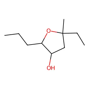 1,4-Anhydro-3,5-dideoxy-4-ethyl-1-propylpentitol structure