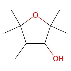 3-Furanol, tetrahydro-2,2,4,5,5-pentamethyl- structure