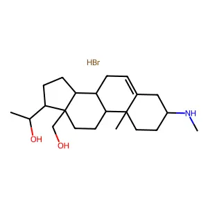 帕拉瓦拉醇氢溴酸盐 structure
