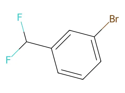 1-Bromo-3-(difluoromethyl)benzene structure