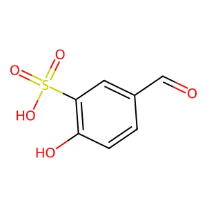 5-Formyl-2-hydroxybenzenesulfonic acid structure