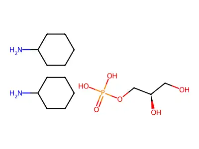 L-alpha-Glycerolphosphate, dicyclohexylammonium salt structure