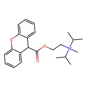 丙胺太林 structure