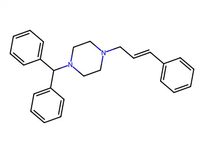 桂利嗪 structure