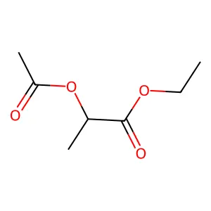 Ethyl 2-acetyloxypropanoate structure