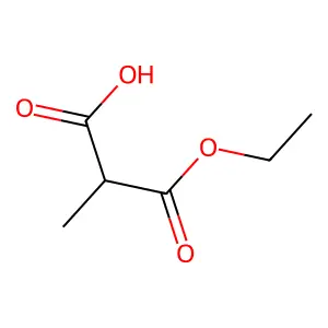2-Methyl-malonic acid monoethyl ester structure
