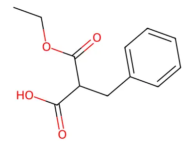 2-Benzyl-malonic acid monoethyl ester structure
