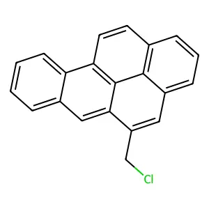 BENZO(a)PYRENE, 5-(CHLOROMETHYL)- structure