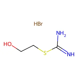 2-Hydroxyethyl carbamimidothioate--hydrogen bromide (1/1) structure