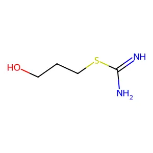 3-Hydroxypropyl carbamimidothioate structure