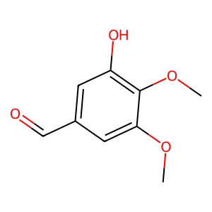 3,4-二甲氧基-5-羟基苯甲醛 structure