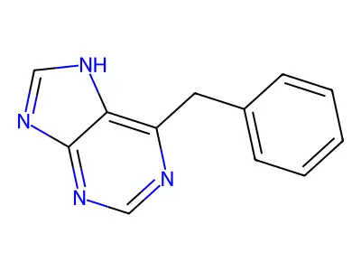 6-Benzyl-1H-purine structure