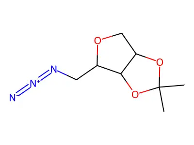 4-(Azidomethyl)-2,2-dimethyl-3a,4,6,6a-tetrahydrofuro[3,4-d][1,3]dioxole structure