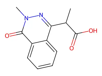 2-(3-Methyl-4-oxo-3,4-dihydrophthalazin-1-yl)propanoic acid structure