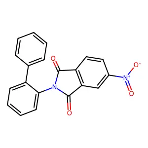 5-Nitro-2-(2-phenylphenyl)isoindole-1,3-dione structure