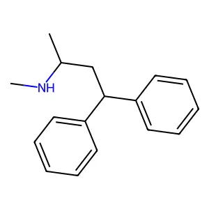 N,1-二甲基-3,3-二苯丙胺 structure
