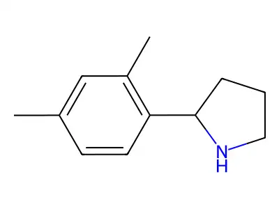 2-(3-Fluorophenyl)pyrrolidine structure