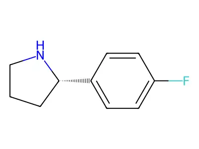2-(4-Fluorophenyl)pyrrolidine structure