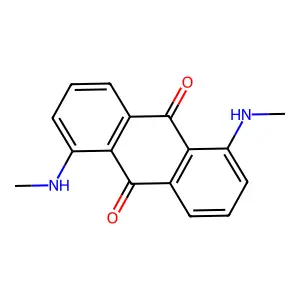 9,10-Anthracenedione, 1,5-bis(methylamino)- structure