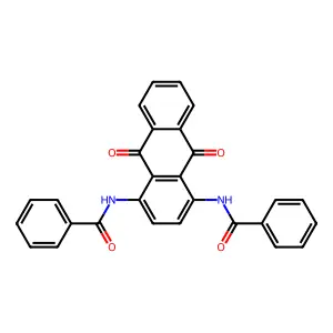 N,N'-(9,10-Dihydro-9,10-dioxoanthracene-1,4-diyl)bisbenzamide structure