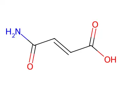 (2E)-3-carbamoylprop-2-enoic acid structure