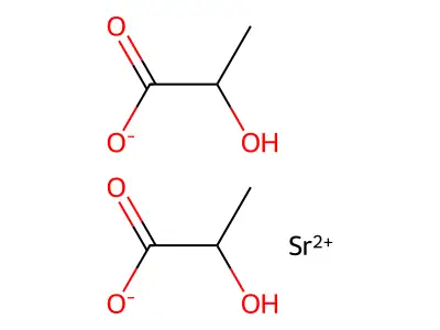 Strontium lactate structure
