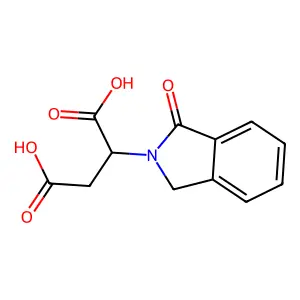 (S)-2-(1-Oxoisoindolin-2-yl)succinic acid structure