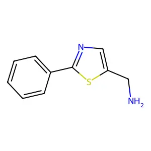 (2-Phenyl-1,3-thiazol-5-yl)methanamine structure