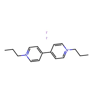 1,1'-二丙基-4,4'-联吡啶二碘化物 structure