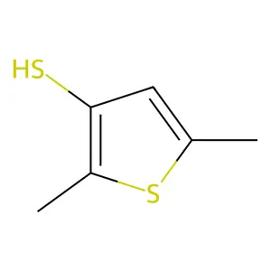 2,5-二甲基-3-噻吩硫酚 structure