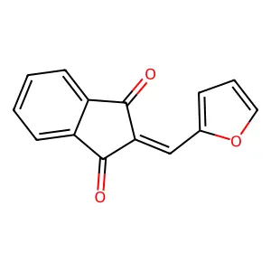 2-Furan-2-ylmethylene-indan-1,3-dione structure