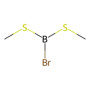 Bromobis(methylthio)borane structure