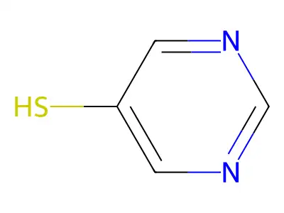 5-Pyrimidinethiol structure