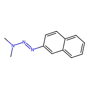 (1E)-3,3-Dimethyl-1-(naphthalen-2-yl)triaz-1-ene structure