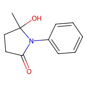 5-Hydroxy-5-methyl-1-phenylpyrrolidin-2-one structure