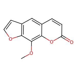 甲氧沙林 structure