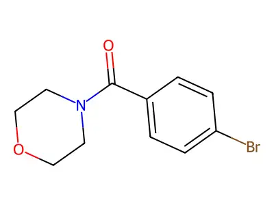 4-(4-Bromobenzoyl)morpholine structure