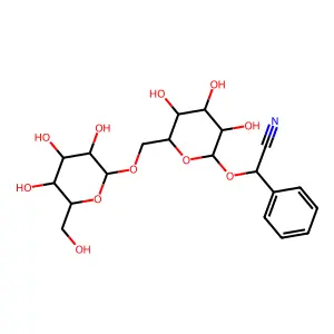 苦杏仁苷 structure