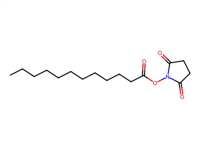 Succinimidyl laurate structure