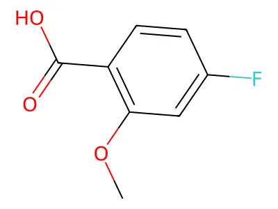 4-Fluoro-2-methoxybenzoic acid structure