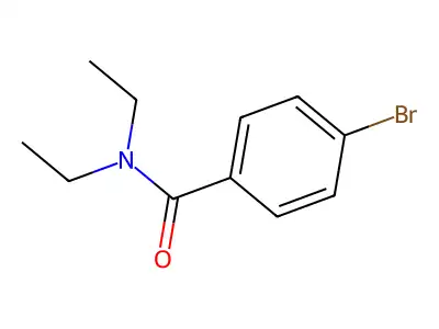 4-bromo-N,N-diethylbenzamide structure