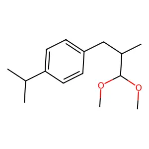 仙客来醛二甲缩醛 structure