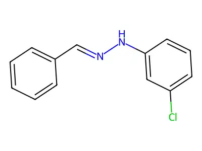 N-(benzylideneamino)-3-chloroaniline structure