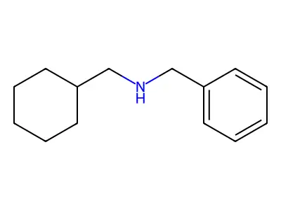N-Benzyl-1-cyclohexylmethanamine structure