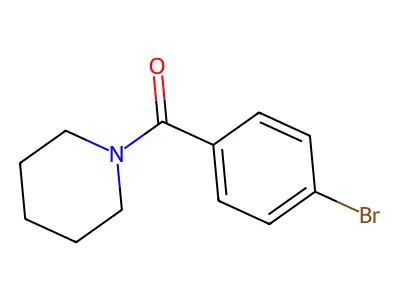 1-(4-Bromobenzoyl)piperidine structure