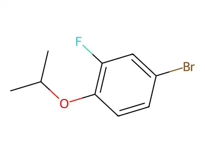 4-Bromo-2-fluoro-1-isopropoxybenzene structure